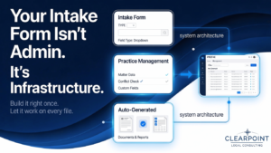 Intake as infrastructure